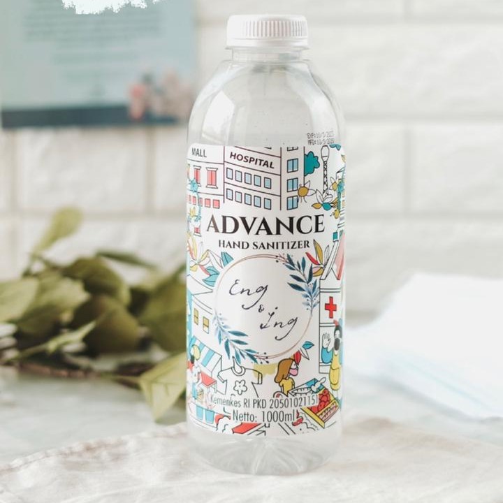 Produk Eng & Ing - Advance Hand Sanitizer-Clear Ice - 1000 ml
